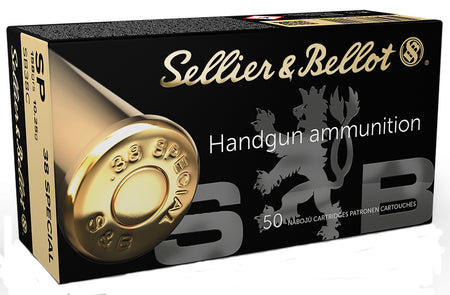 Sellier & Bellot (S&B) .38 Special SB38C 754908500475 Soft Point SP 158 Grain