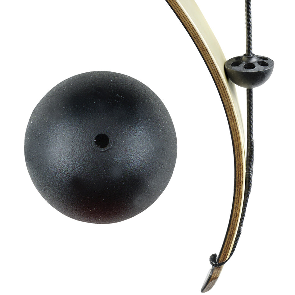 Pine Ridge Black Brush Buttons for Recurve Bows 2 pk.