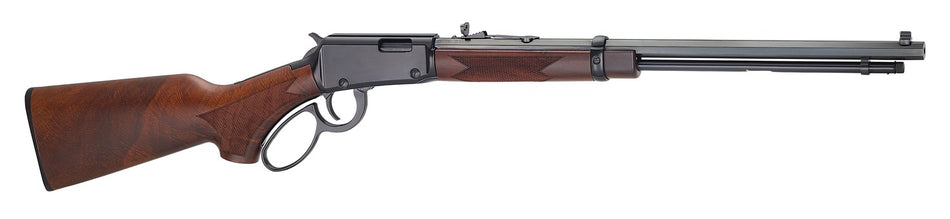 Henry H001TPG22 Western Frontier .22 S/L/LR, 16/17/23+1 Capacity, 20" Blued Octagon Barrel, Black Aluminum Grooved Receiver, American Walnut Pistol Grip Stock