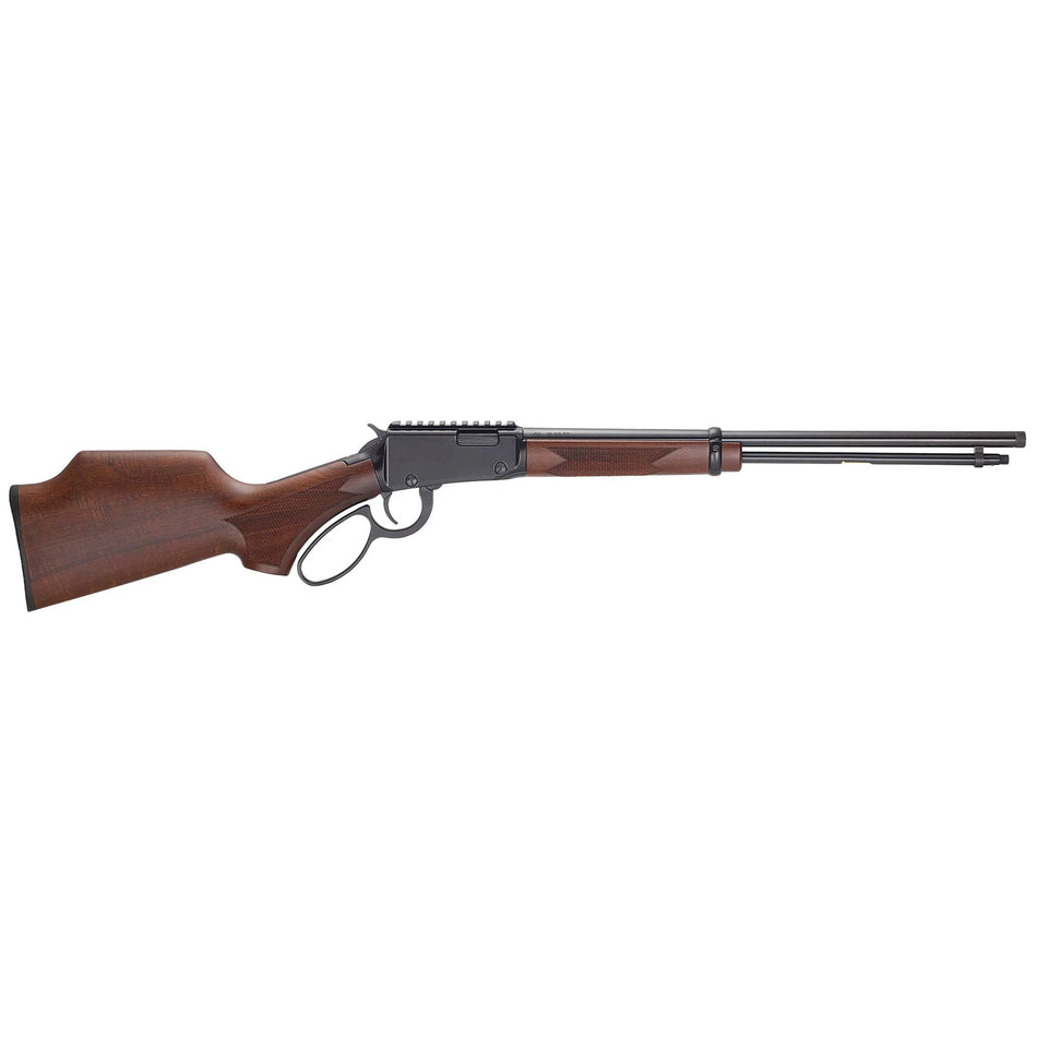 Henry H001PGC22 Bandit .22 S/L/LR, 15/17/21+1 Capacity, 18.5" Blued Threaded Barrel, Black Aluminum Receiver w/Picatinny Rail, American Walnut Monte Carlo Stock