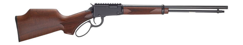 Henry H001PGC22M Bandit .22 WMR 12+1 Capacity, 18.5" Blued Threaded Barrel, Black Aluminum Receiver w/Picatinny Rail, American Walnut Monte Carlo Stock