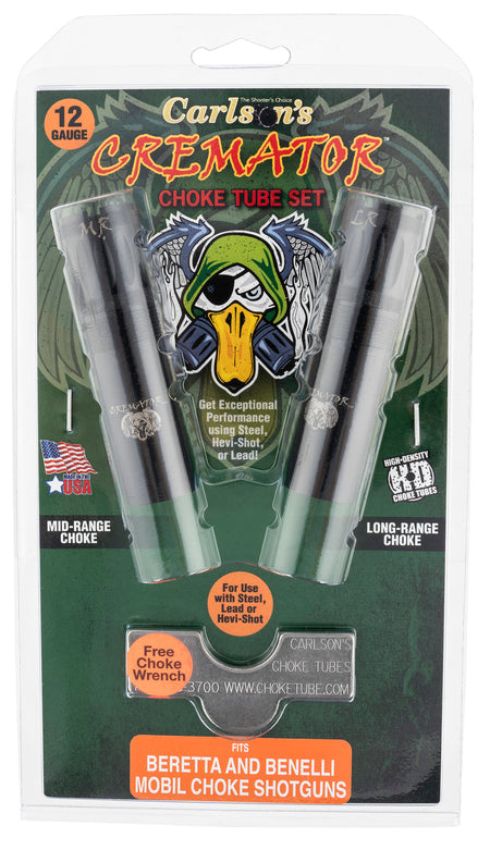 Carlson's Choke Tubes Cremator 12 Gauge Non-Ported Beretta/Benelli Mobil 17-4 Stainless Steel