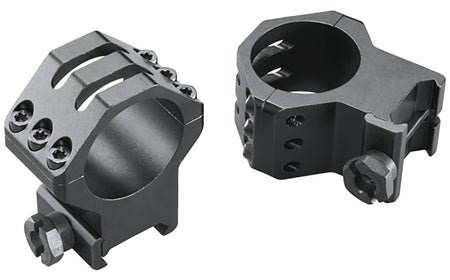 Weaver Mounts 48354 Skeleton Six-Hole Rings Matte Black 30mm XH