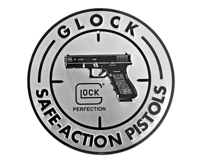 Aluminum Safe Action Sign by Glock