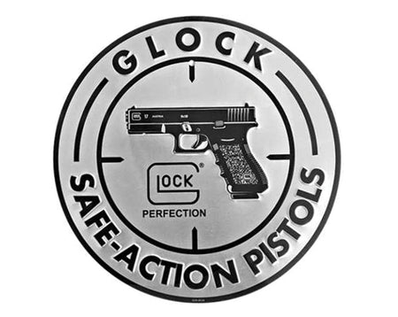 Aluminum Safe Action Sign by Glock