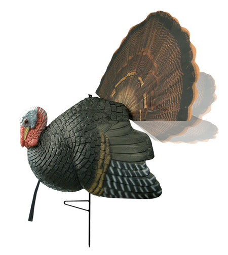 Primos 69021 Killer B Realistic Strutting Gobbler Decoy with Silk Tail Fan