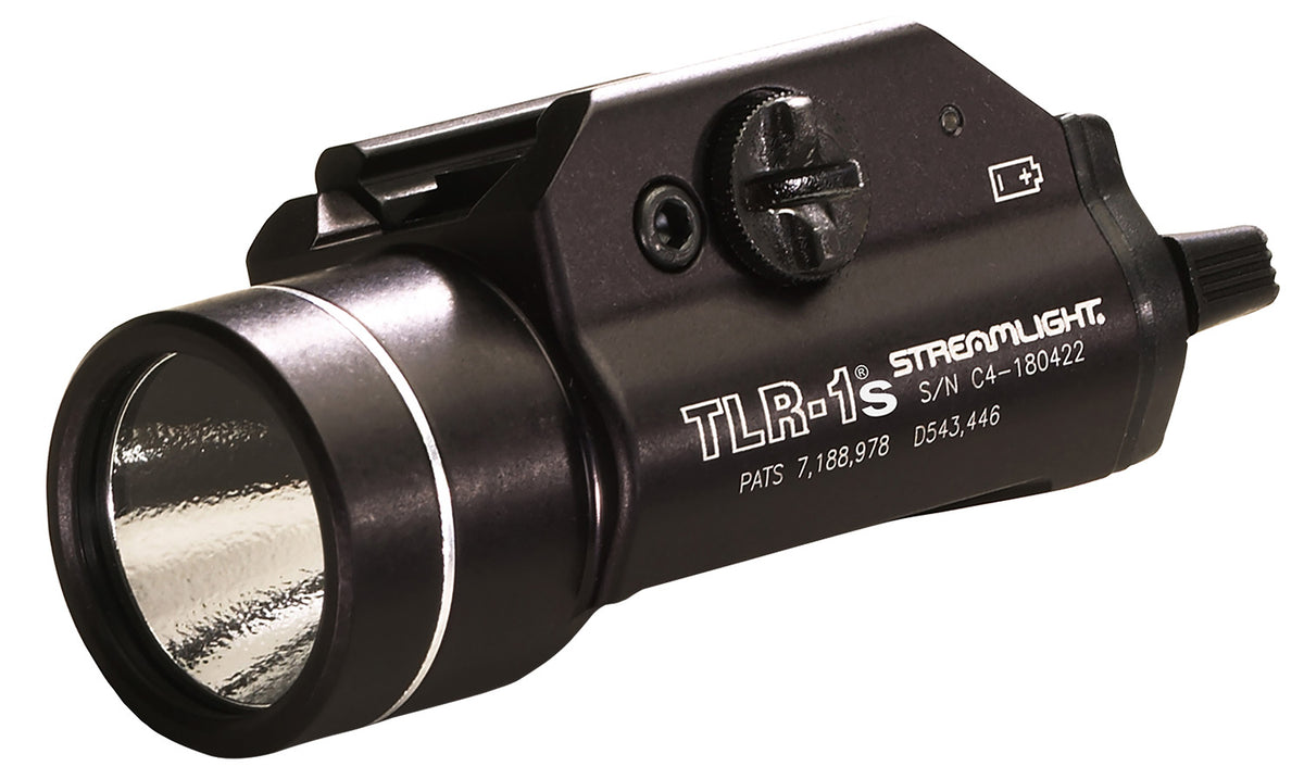 Streamlight TLR-1S 69210 Black 300 Lumen White C4 LED Weapon-Mounted Tactical Light