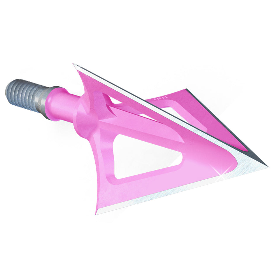 G5 Montec Fixed Blade Broadheads Pink 100 Grain 3 pk.