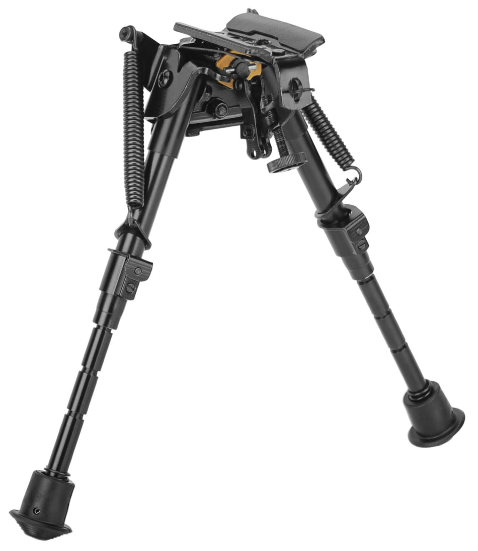 Caldwell 247142 XLA Pivot Bipod Black Aluminum 6 to 9 Inch