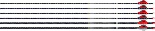Easton 4MM FMJ 340 Arrow 6-Pack w/ 2" Blazer Vanes