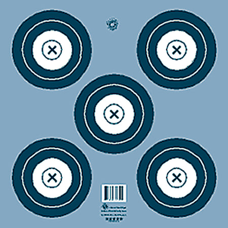 Maple Leaf Official NFAA Indoor Five-Spot Target Face 100 pk.