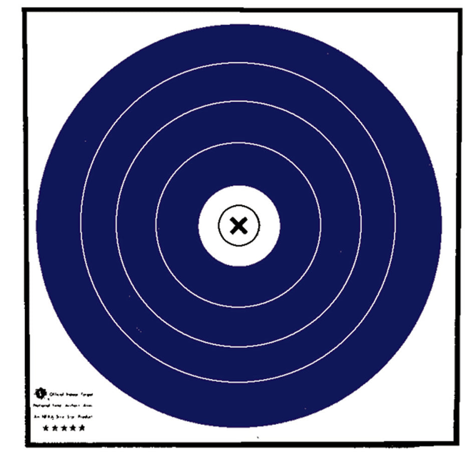 Maple Leaf Official NFAA Indoor 40 cm Single Spot Target Face 100 pk.