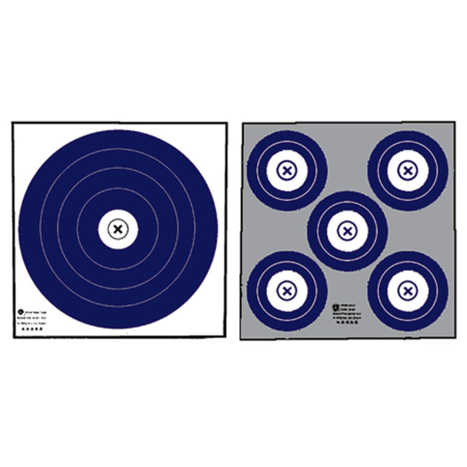 Maple Leaf Official NFAA Indoor Double Sided 40 cm Target Face 100 pk.