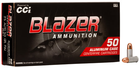 Blazer .25 ACP 3501 Aluminum Total Metal Jacket TMJ 50 Grain