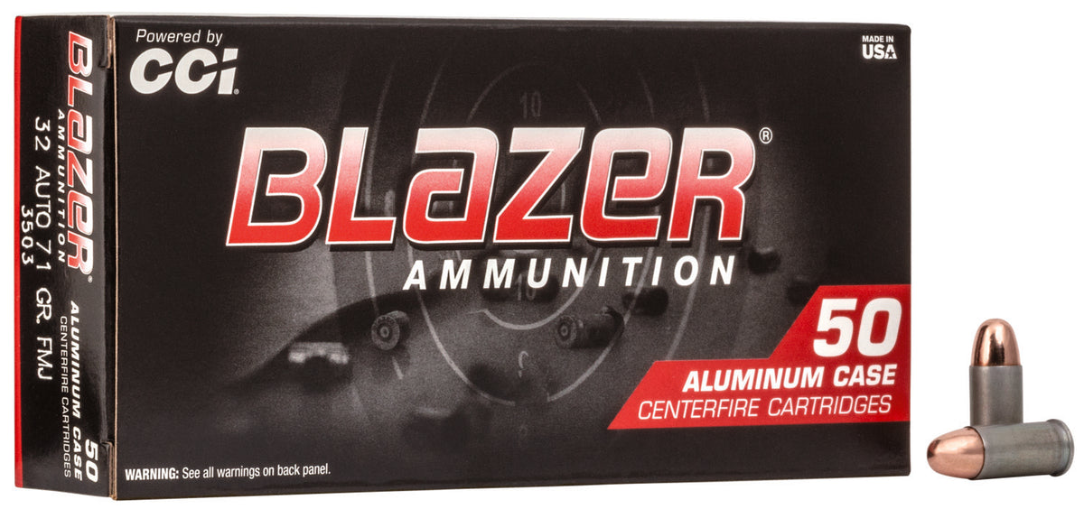Blazer .32 ACP 3503 Aluminum Total Metal Jacket TMJ 71 Grain