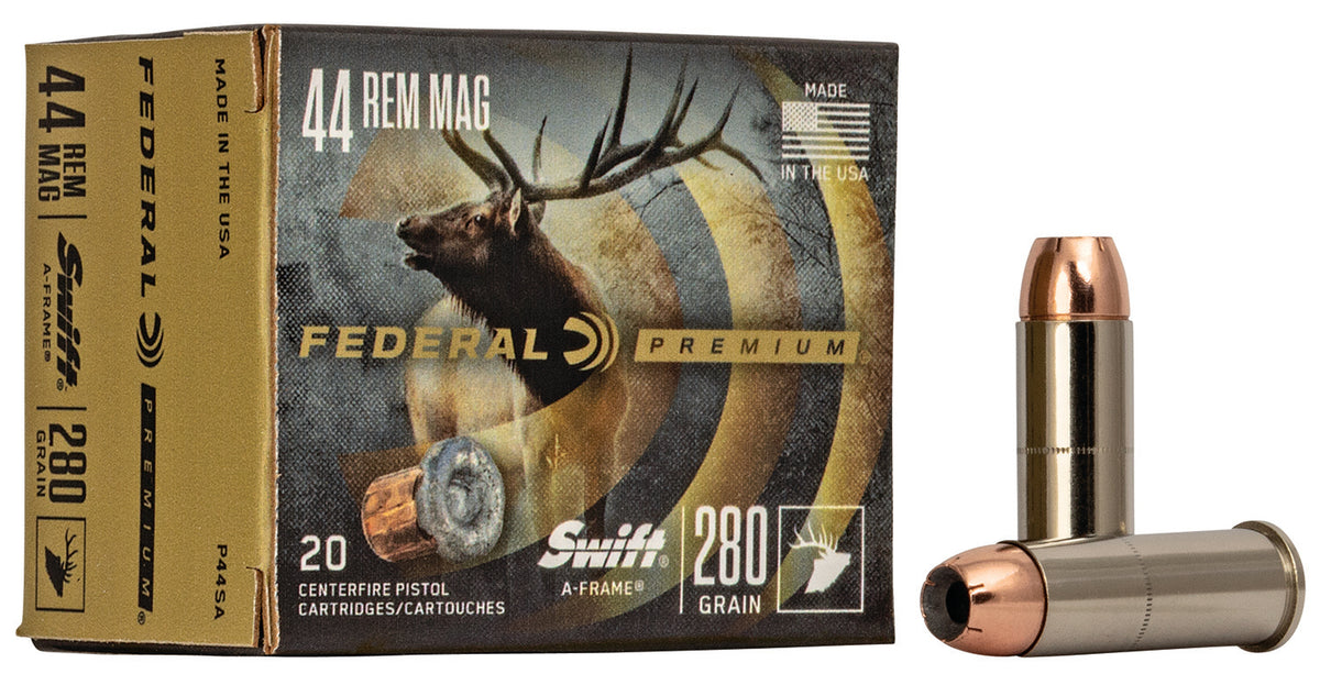 Federal .44 Magnum P44SA Premium Swift A Frame 280 Grain