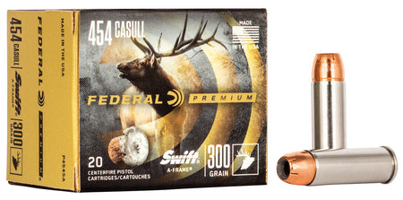 Federal .454 Casull P454SA Premium Swift A Frame 300 Grain