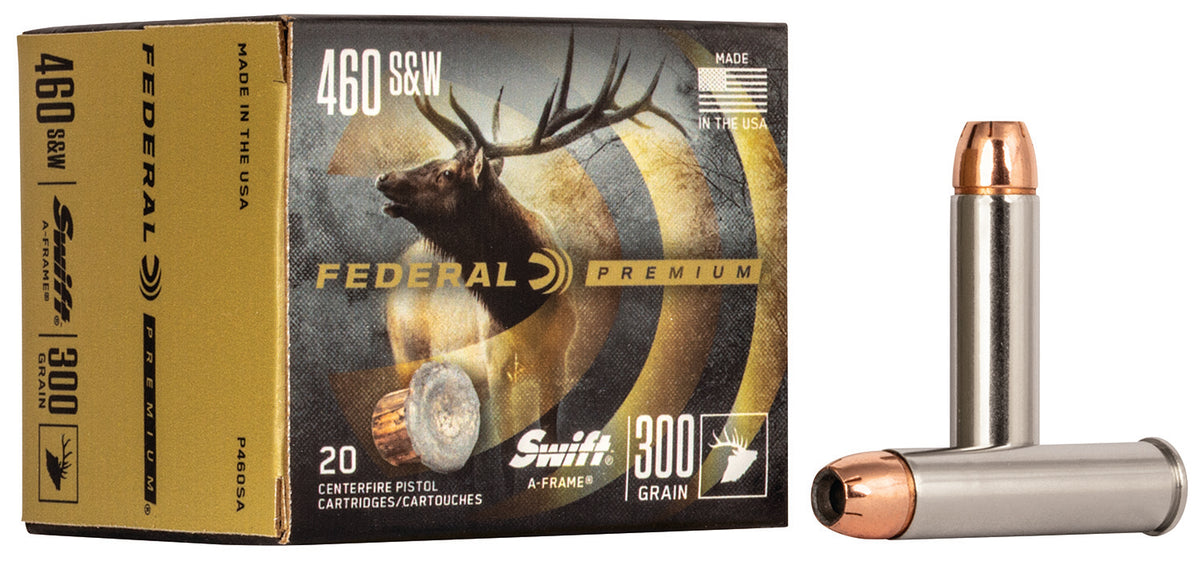 Federal .460 S&W Mag P460SA Premium Swift A Frame 300 Grain