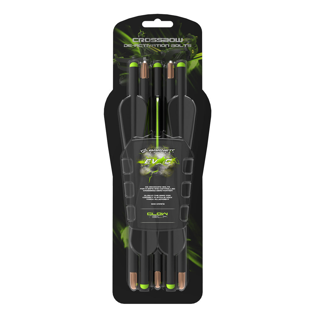 Barnett Evac Crossbow Decocking Bolt 5 pk. Glow-in-Dark Vane