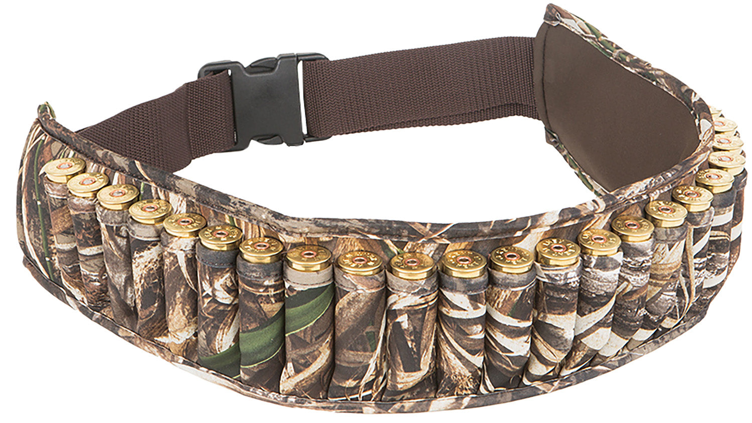 Allen Waterfowl Neoprene 25-Round Shotgun Shell Belt, Realtree Max-4 Camo, Adjustable to 58"