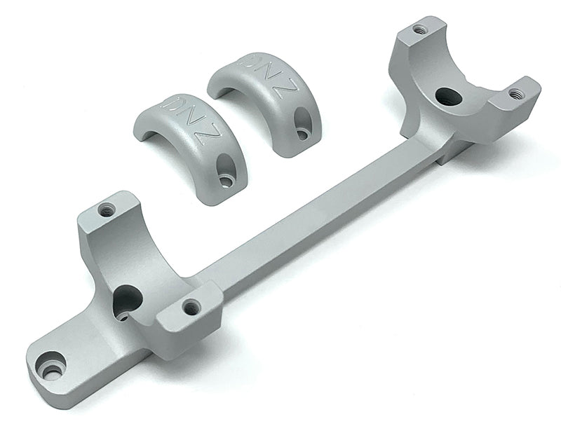 DNZ 1-Inch Medium Silver 1-Piece Scope Mount for Remington 700 Long Action