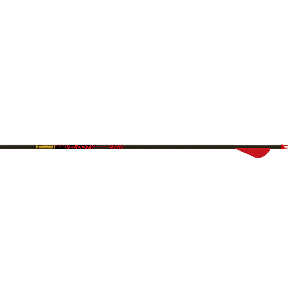 Gold Tip Velocity 300 Carbon Arrows with Raptor Vanes 6 pk.