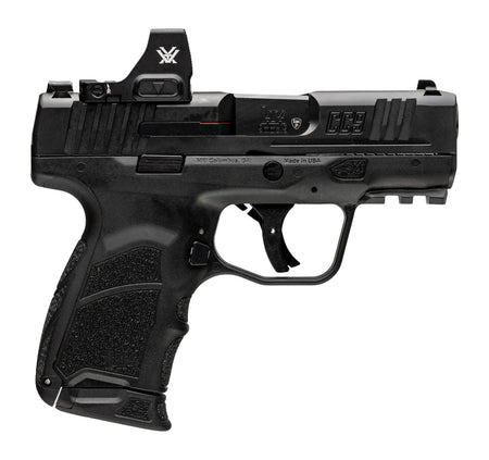 HK 81001353 CC9 Optic-Ready Micro-Compact 9mm Luger 10+1, 3.32" Black Barrel, Serrated Slide, Picatinny Rail Frame, Vortex CCW Cut