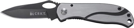 CRKT Pazoda 2 Fine Edge 2.125" Titanium Nitride Blade Stainless Handle Folder