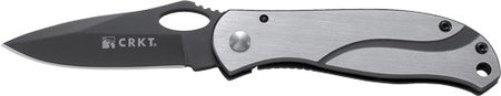 CRKT Pazoda Black Blade 2.625" Fine Edge Stainless Steel Handle Folder