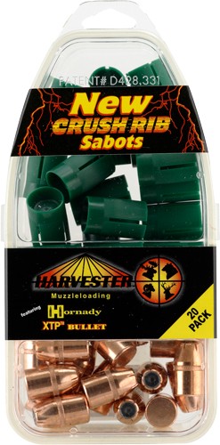 Harvester XTP Muzzleloader 50 Cal 240gr .430 Hornady XTP Sabot 20PK