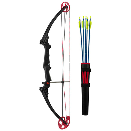 Genesis Black RH Compound Bow Complete Set