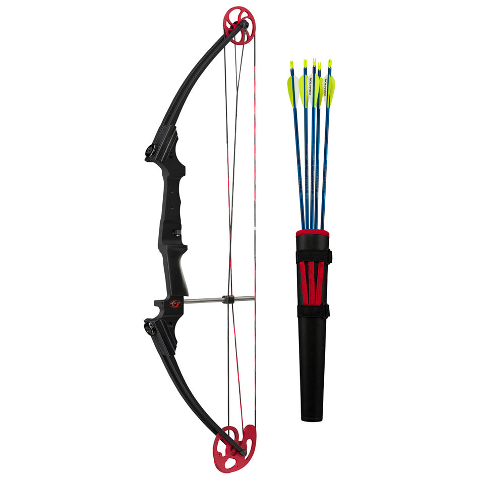 Genesis Black RH Compound Bow Complete Set