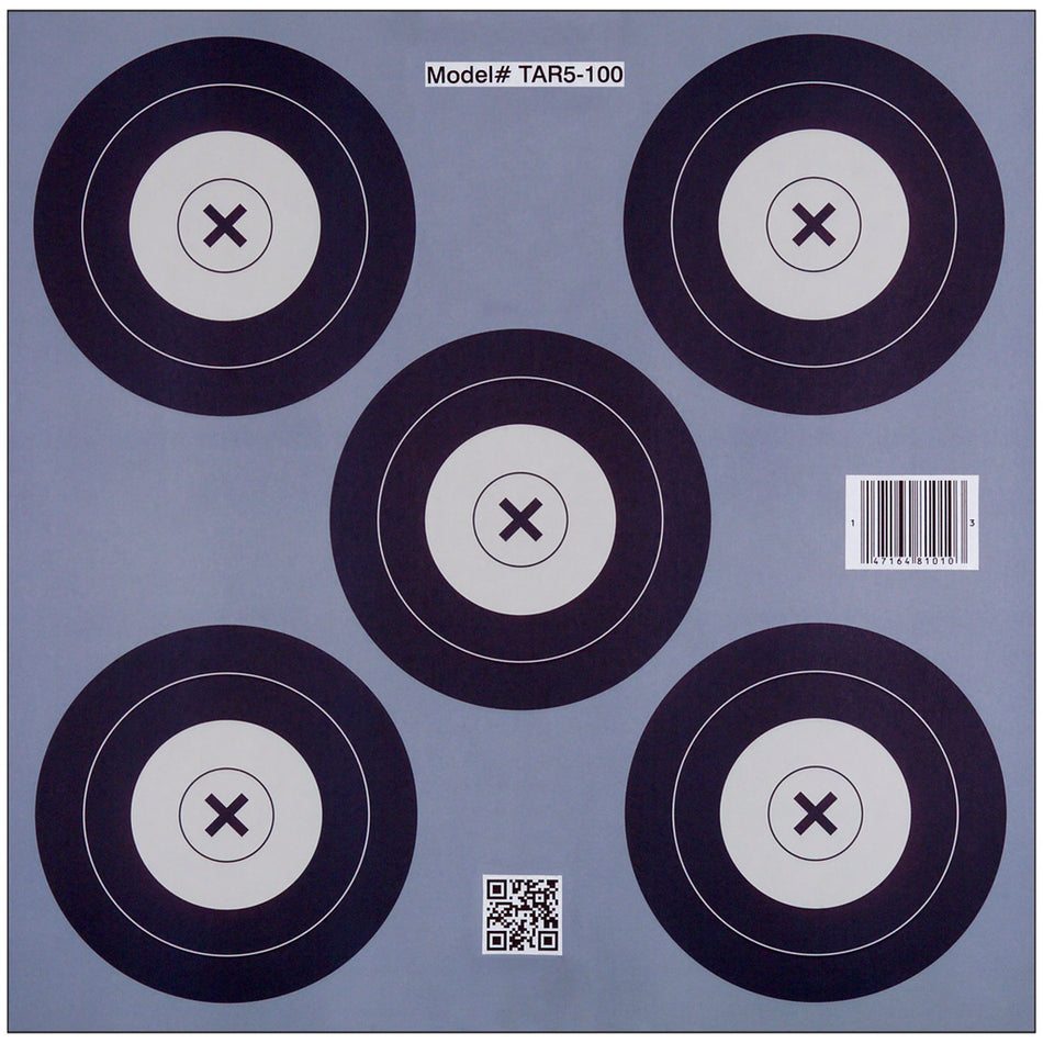 30-06 Five Spot Archery Paper Targets 100 pk.