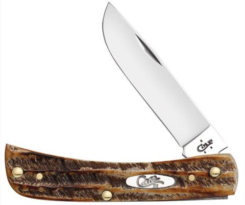Case 6.5 Sod Buster Jr Folding Knife Bone Stag Handle