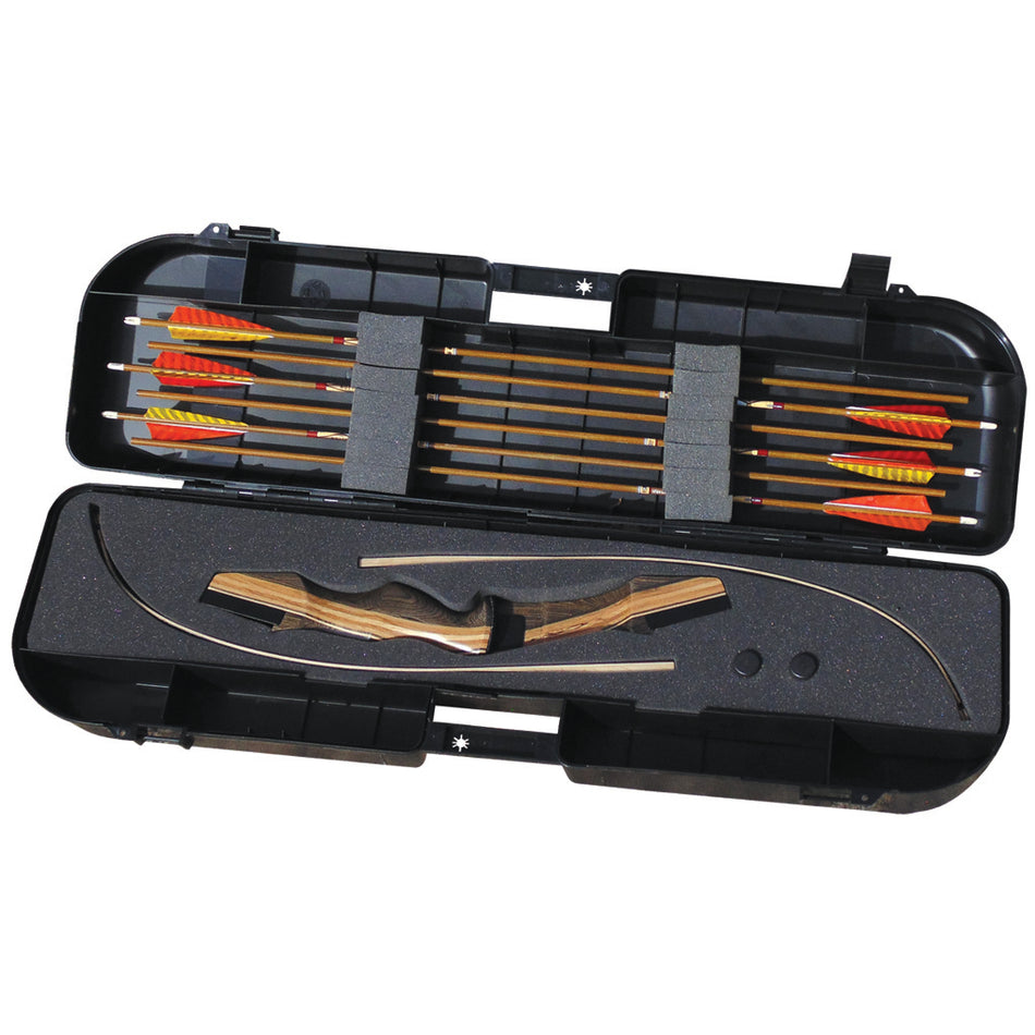 Vista Traveler Black Hard Case for Takedown Recurve Bows up to 62 in