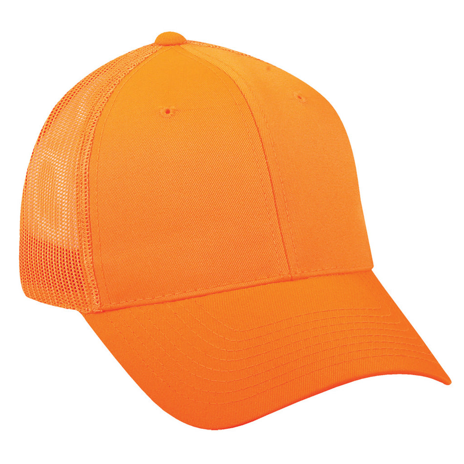 Outdoor Cap Structured Mesh Back Cap Blaze Orange