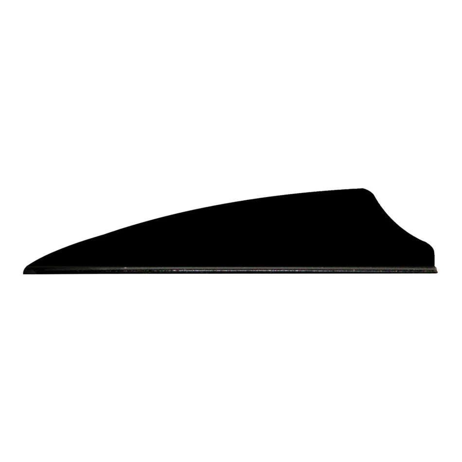 Q2i Fusion X-II Vanes 2.1" Black Shield Cut 100 pk.