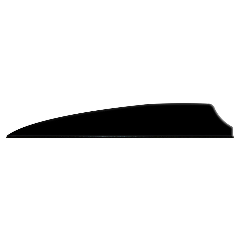 Q2i Fusion X-II Vanes 3" Black Shield Cut 100 pk.