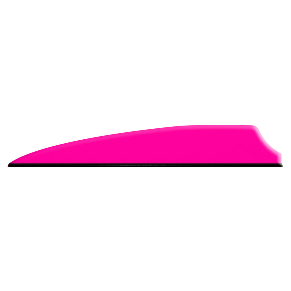 Q2i Fusion X-II Vanes 3" Pink Shield Cut 100 pk.
