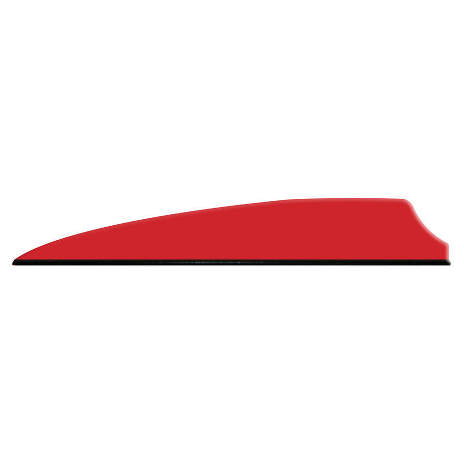 Q2i Fusion X-II Vanes 3" Red Shield Cut 100 pk.