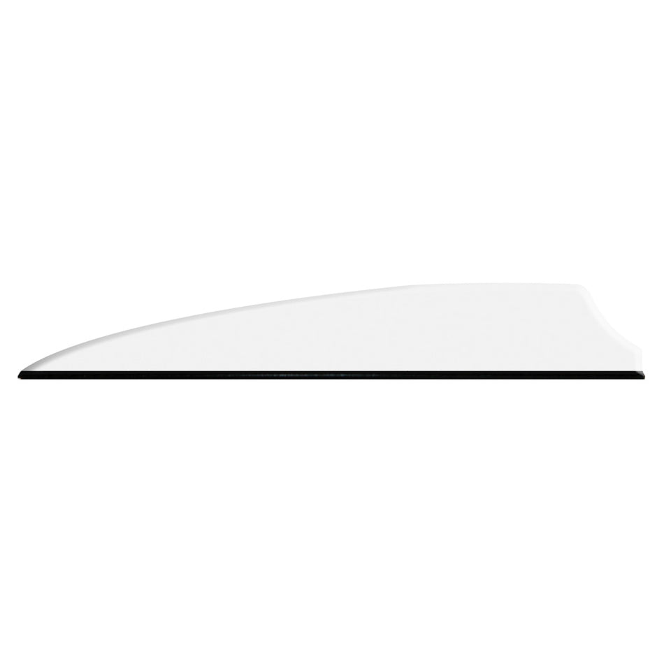 Q2i Fusion X-II Vanes 3" White Shield Cut 100 pk.