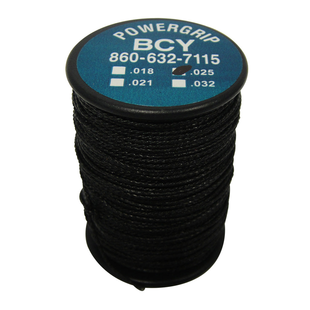 BCY Power Grip String Serving Material Black .025 50 Yards