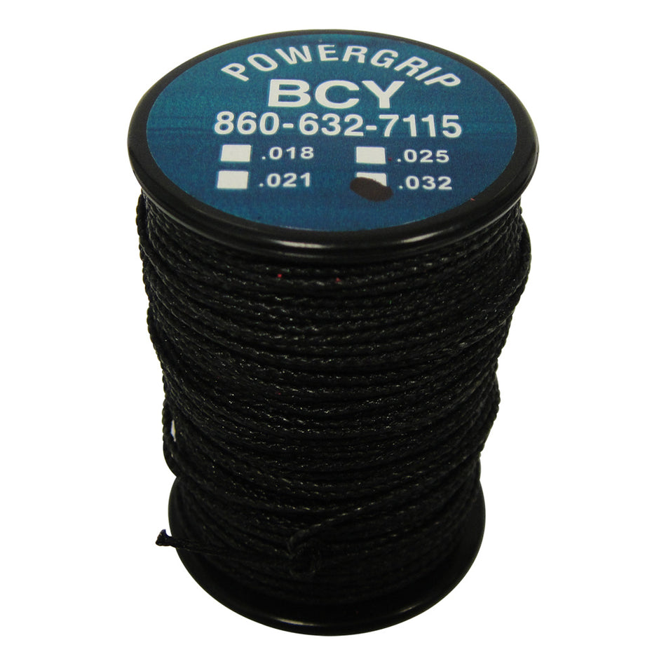 BCY Power Grip Bowstring Serving Black .032 40 yds.