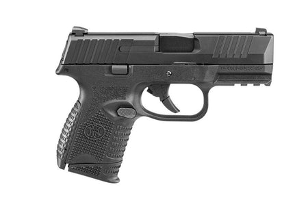 FN 509 Compact 9mm Luger Pistol - 3.70" Barrel, 12+1/15+1 Capacity, Matte Black Polymer Frame w/ Mounting Rail