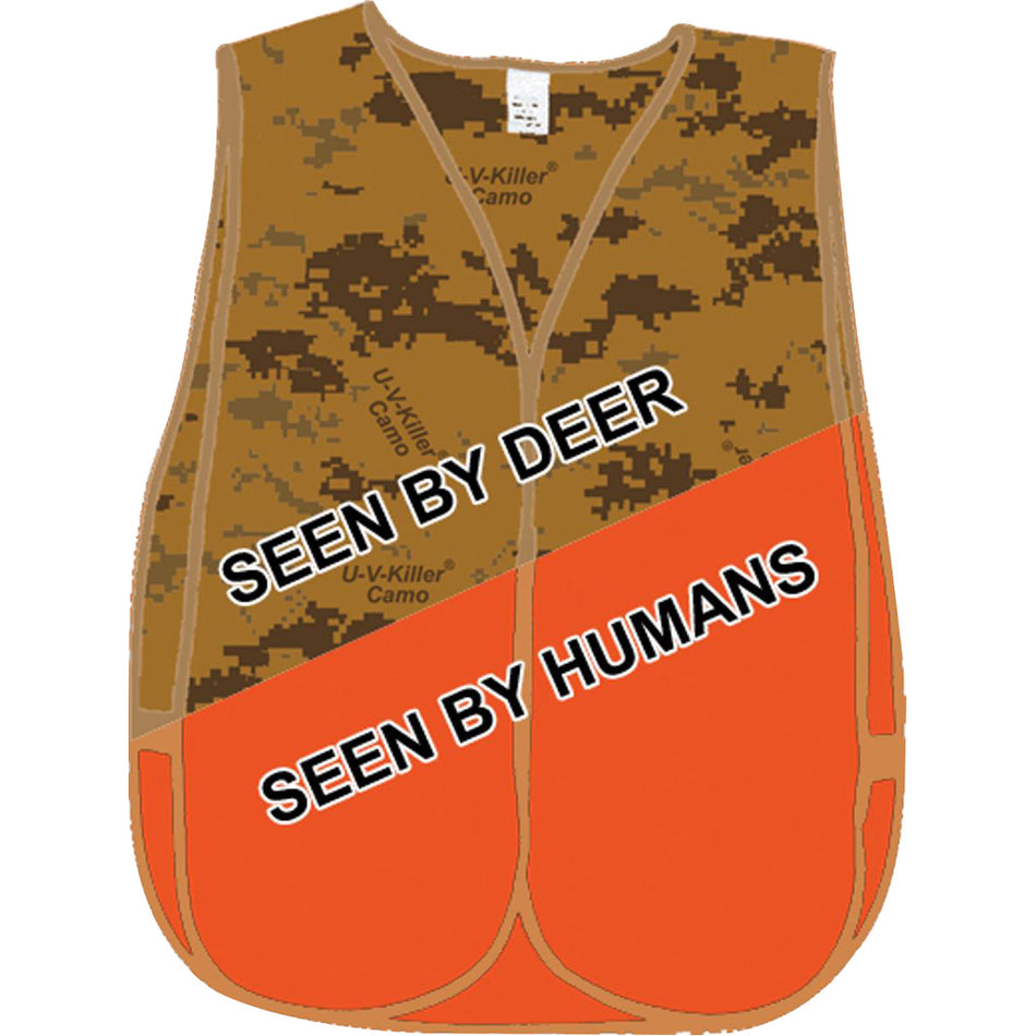 Atsko UV Killer Blaze Camo Treated Vest One Size