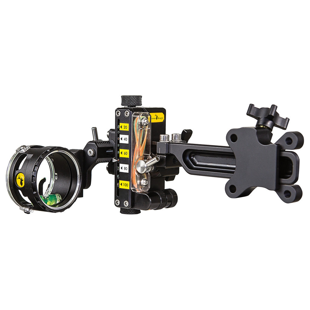 Trophy Ridge React One Pro Single Pin Dovetail Archery Sight .010 Right Hand Black