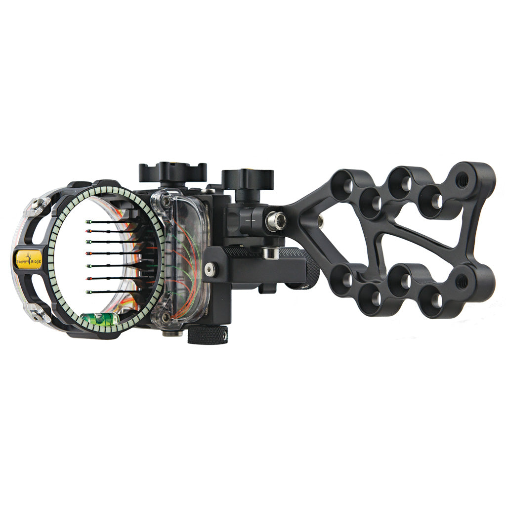 Trophy Ridge React Pro 7 Pin Archery Sight .010 Right Hand Black