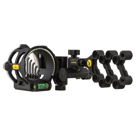 Trophy Ridge Peak Five Pin Archery Sight .019 Right Hand Black