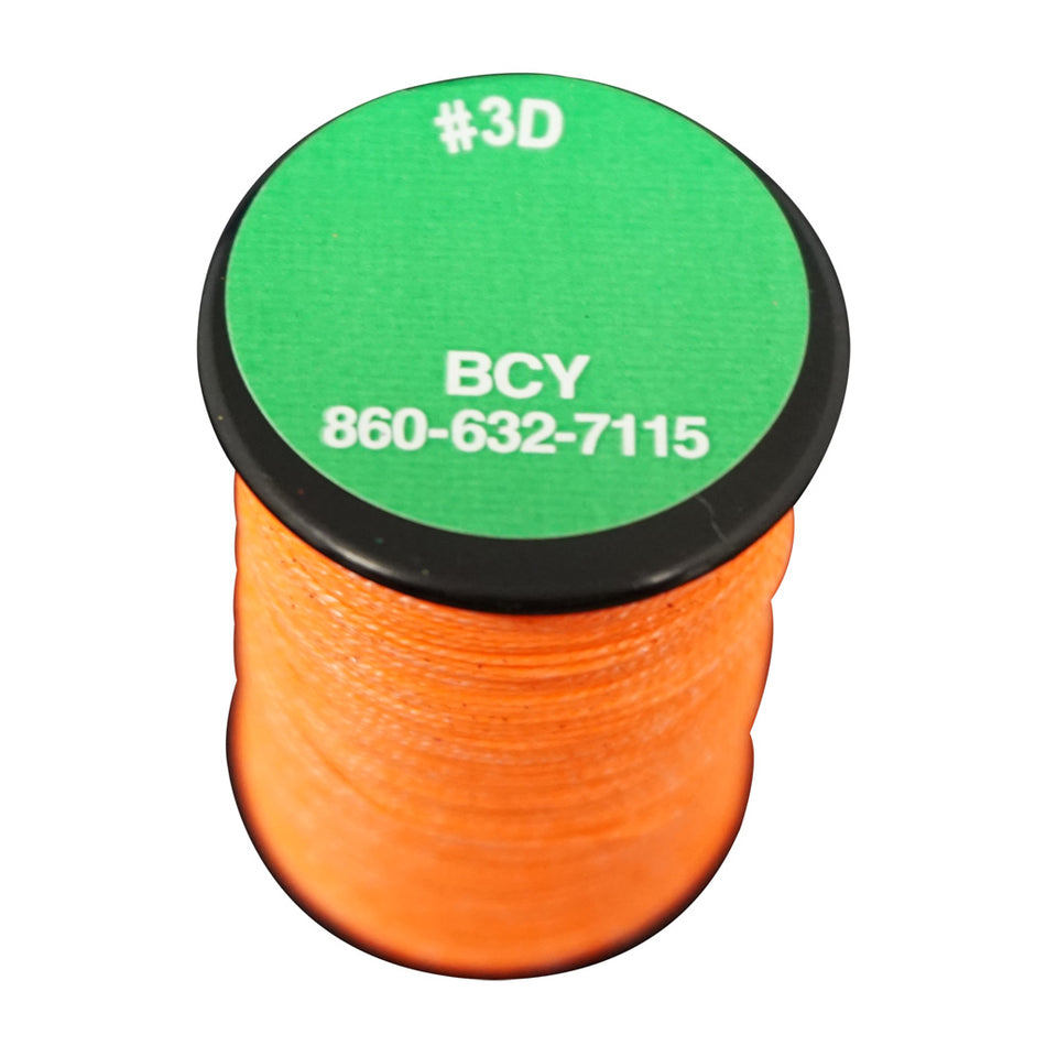 BCY 3D Dyneema End Serving Neon Orange 120 yds.