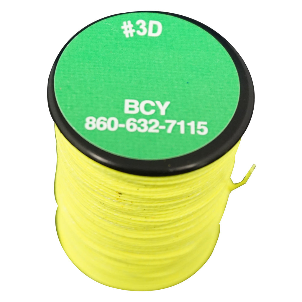 BCY 3D Dyneema End Serving Neon Yellow 120 yds.